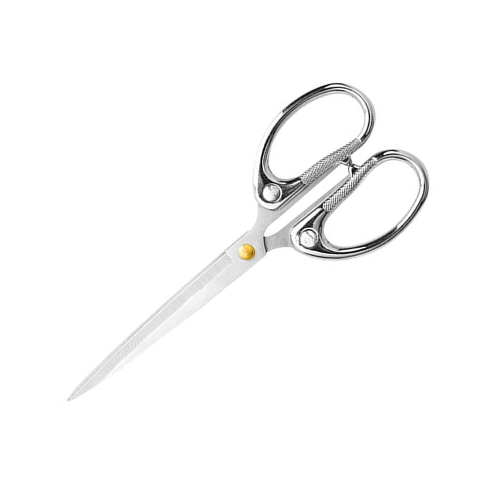5" All Stainless Steel Office Scissors,Ultra Sharp Blade Shears,Sturdy Sharp Scissor for Office Home School Sewing Fabric Craft Paper All Purpose Scissors Gold