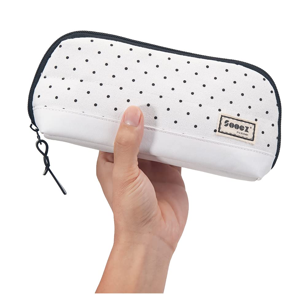 Sooez Wide-Opening Pencil Pen Case, Lightweight Spacious Pencil Bag Pouch