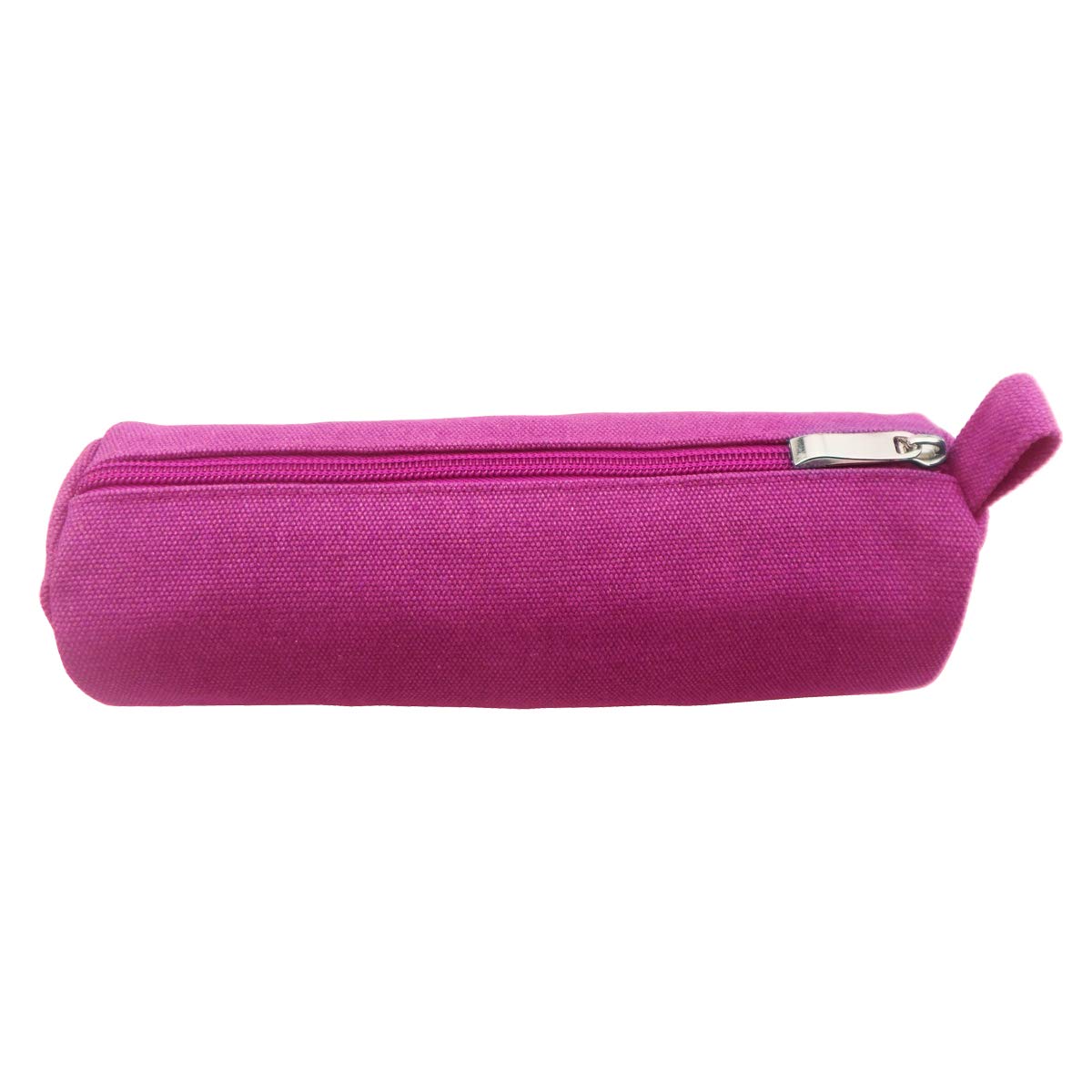 Heavy Canvas Stationery Portable Compact Simple Zipper Pencil Case and Durable Small Medicine Bag 1 Pack Khaki