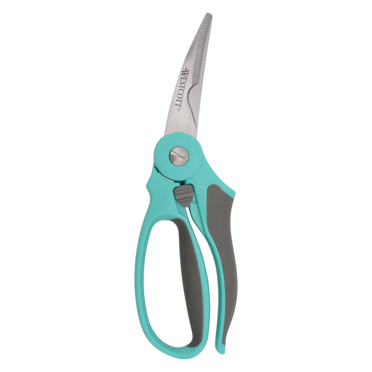 Westcott All-Purpose Kitchen Shears, Pink with Gold Blades - Durable Kitchen Shears with Precision-Ground Blades for Easy Cutting and Meal Prep - 8-Inch