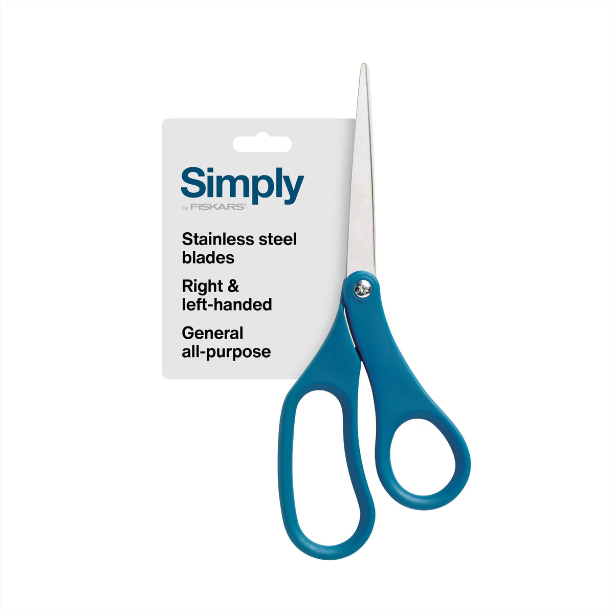Fiskars 8" Non-Stick Titanium SoftGrip All Purpose Scissors for Office