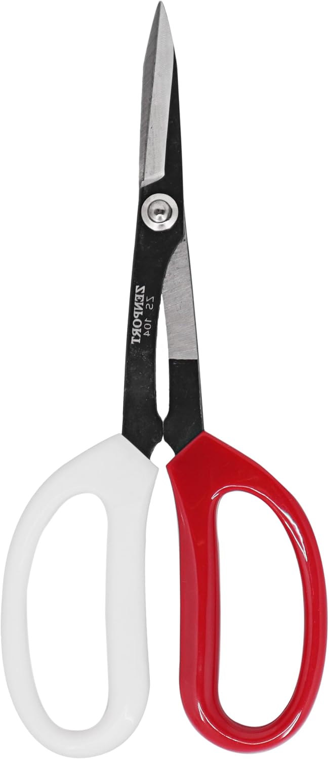 Zenport ZS104 Deluxe Garden Scissors, 8" Carbon Steel Utility Shears