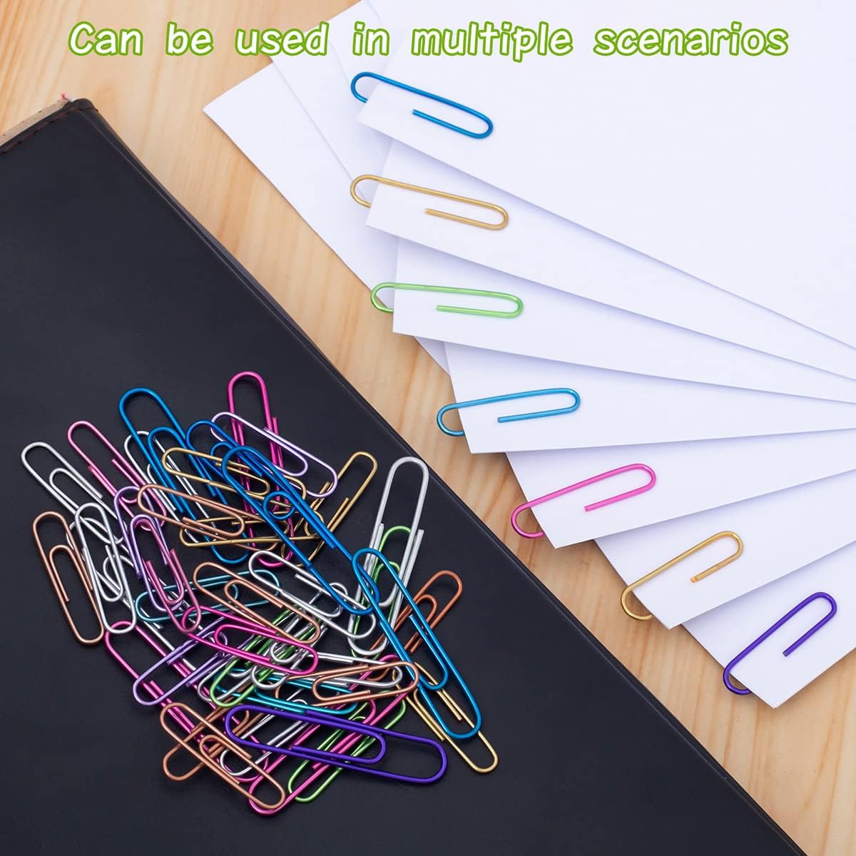Jumbo Paper Clips, 150pcs 2 Inch Large Colored Paper Clip