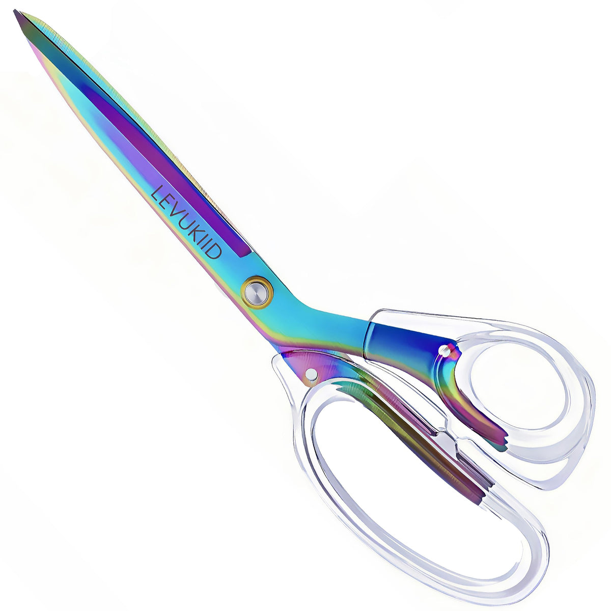 9.5 Inch Set All Purpose Scissors For Office, Anti-Rust Coating, Ergonomic Handle Craft Scissors, for Office Home School Craft Household Use/Gold