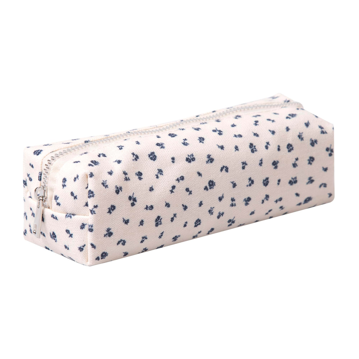 Cute Pencil Case Aesthetic Student Pencil Pouch Coin Pen Pouch Cosmetic Bag Office Stationery Organizer For Kids Teen School (Z-Pink flower)