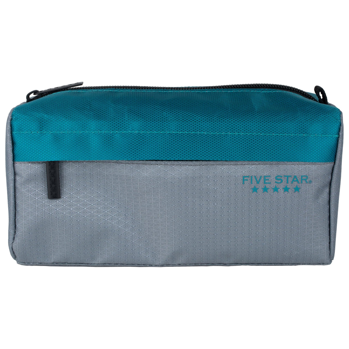 Five Star Pencil Pouch, Pen Case, 9-Pocket Zipper Pouch, Storage Organizer for School Supplies Earbuds Chargers Cables Makeup, Green/Juniper (500214F-ECM)