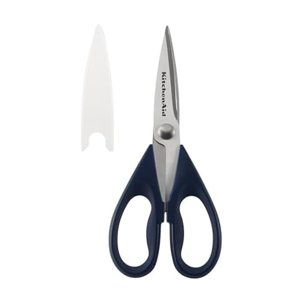 KitchenAid All Purpose Kitchen Shears with Protective Sheath Durable Stainless Steel Scissors, Dishwasher Safe, Soft Grip Comfort Handle, 8.72 Inch, Pistachio