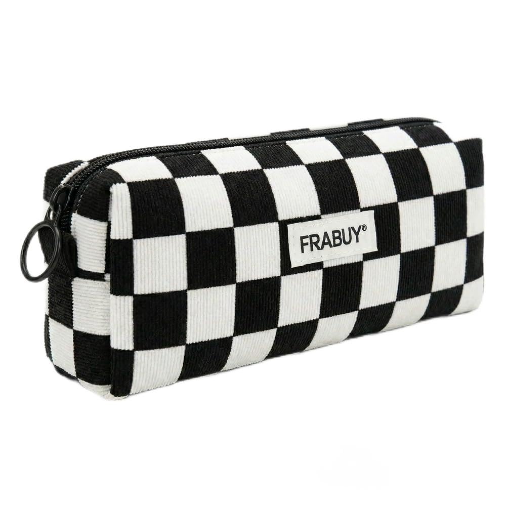 Soft Corduroy Pencil Case Pen Pouch Organizer, Small Stationery Bag