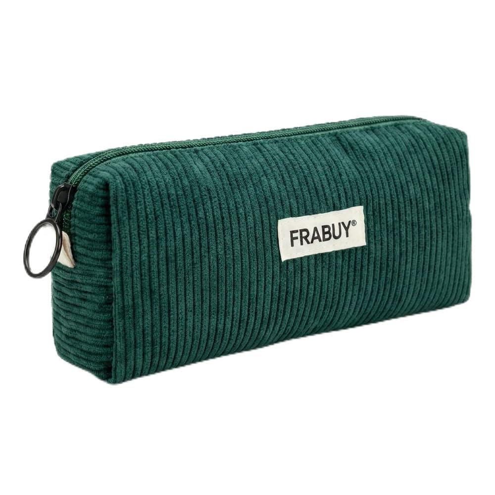 Soft Corduroy Pencil Case Pen Pouch Organizer, Small Stationery Bag