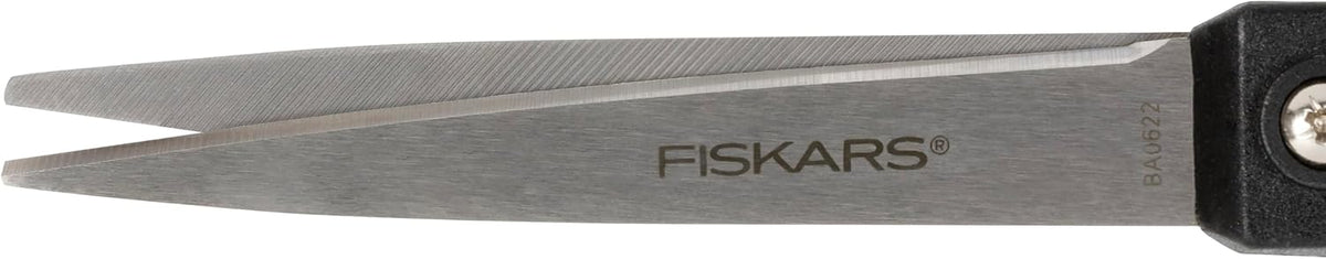 Fiskars 8" Everyday Recycled Stainless Steel Scissors, Home & Office, Gray