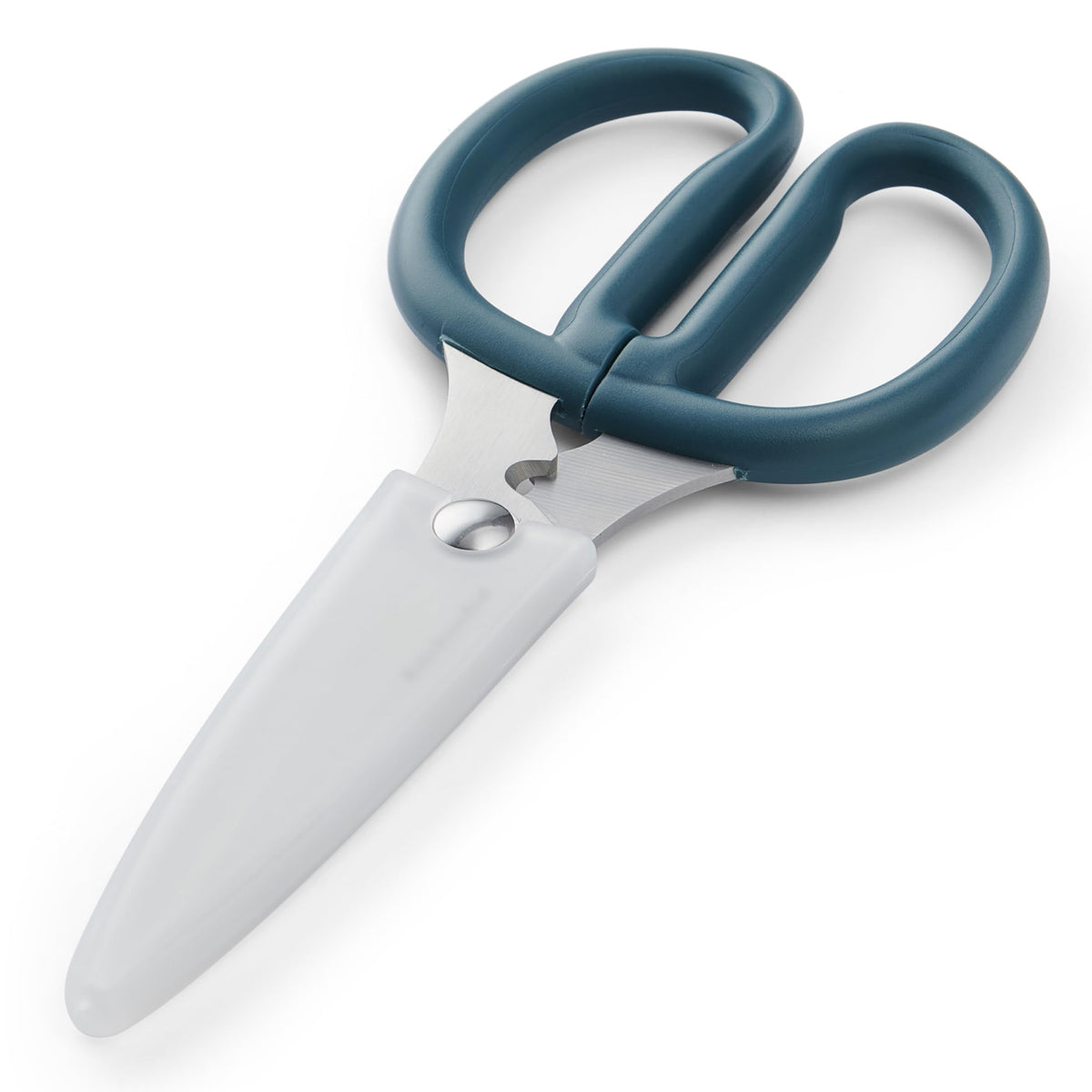 KitchenAid All Purpose Kitchen Shears with Protective Sheath Durable Stainless Steel Scissors, Dishwasher Safe, Soft Grip Comfort Handle, 8.72 Inch, Pistachio