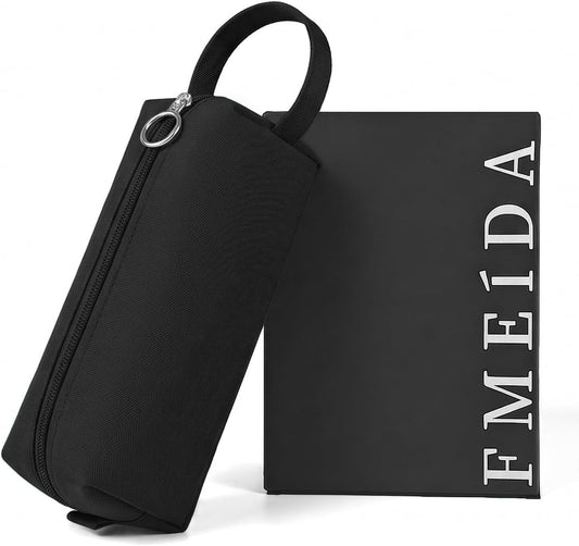 Fmeida Pencil Case Pouch Back to School Supplies Gift for Boys Girls Black