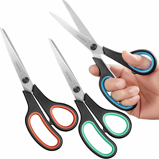 8.5" Heavy Duty Scissors All Purpose for Office Home School Sewing Crafts